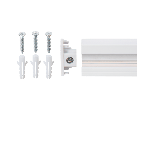 Track rail - Lex 143 cm 1 fase wit