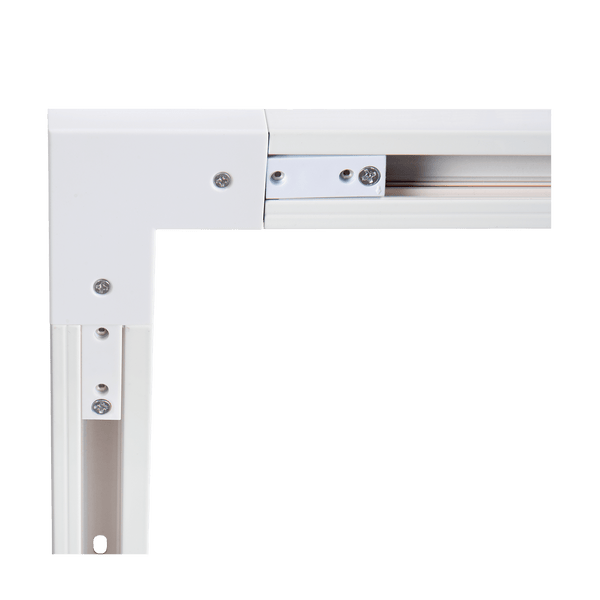 Rail connector - Lex hoek L&R wit