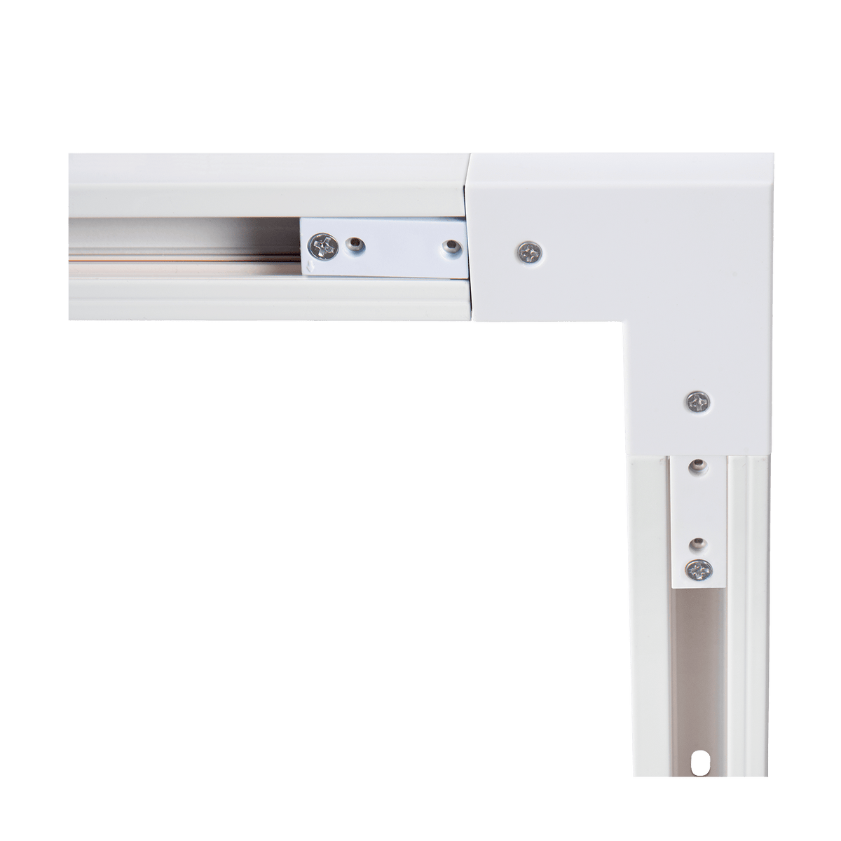 Rail connector - Lex hoek L&R wit