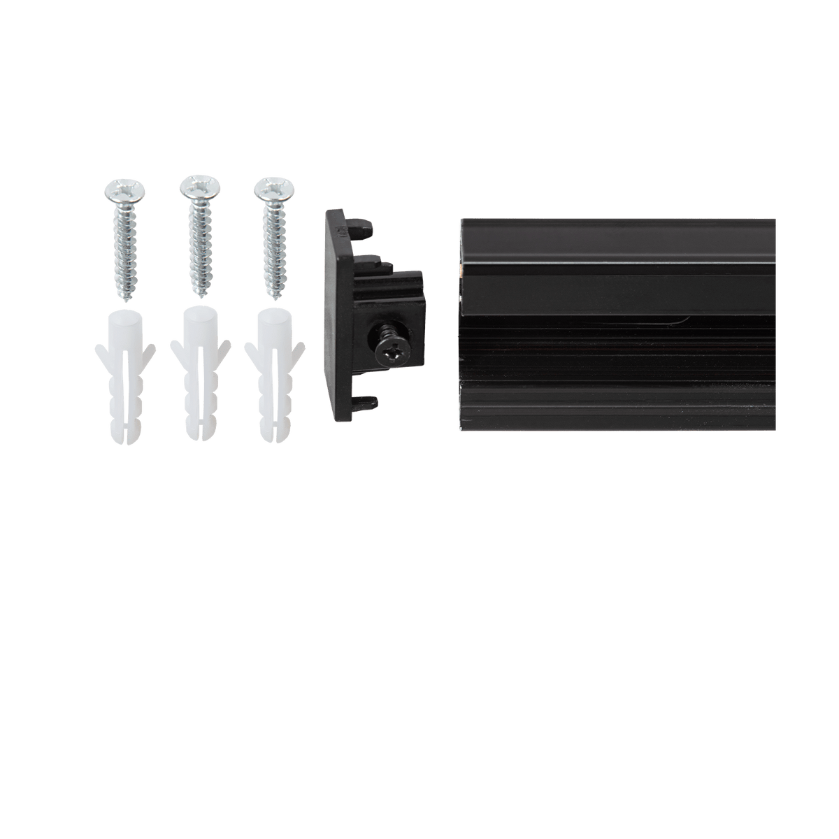 Track rail - Lex 143 cm 1 fase zwart