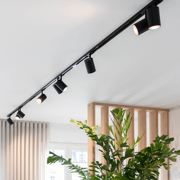 Track rail - Lex 143 cm 1 fase zwart