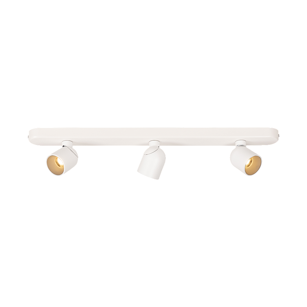 Opbouwspot - Nox 3 recht wit
