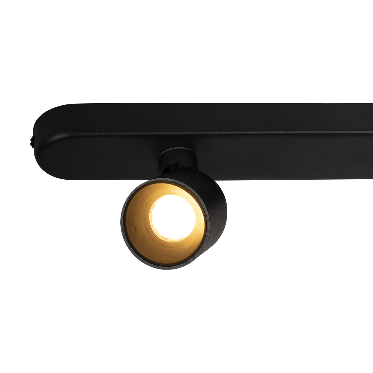 Opbouwspot - Nox 3 recht zwart