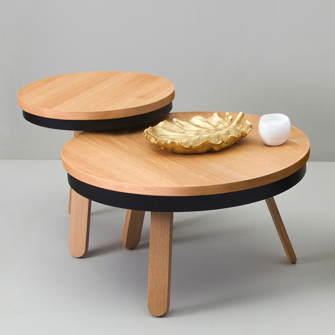 Salontafel set - Batea M+S Eiken & zwart