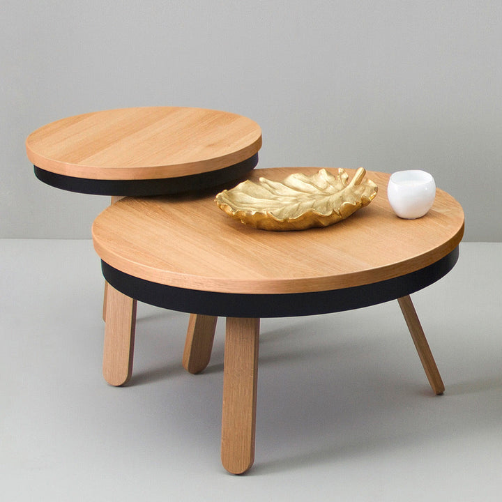 Salontafel set - Batea M+S Eiken & zwart