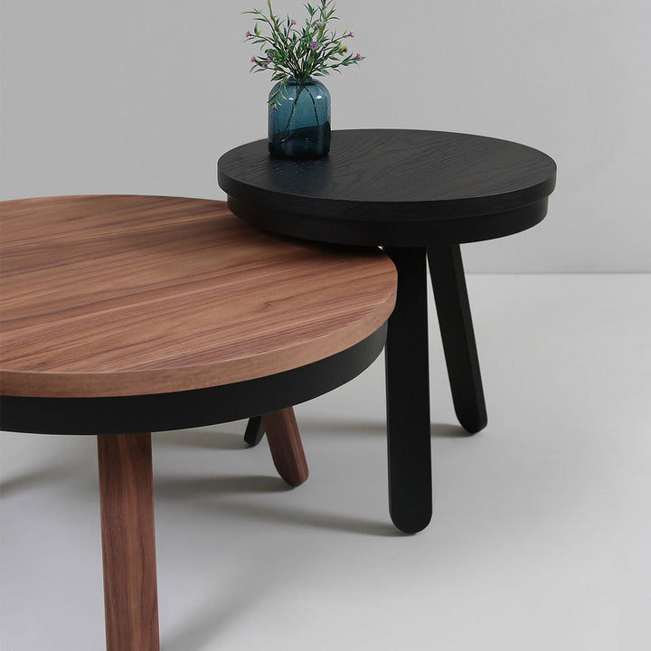Salontafel set - Batea M+S Walnoot zwart & zwart