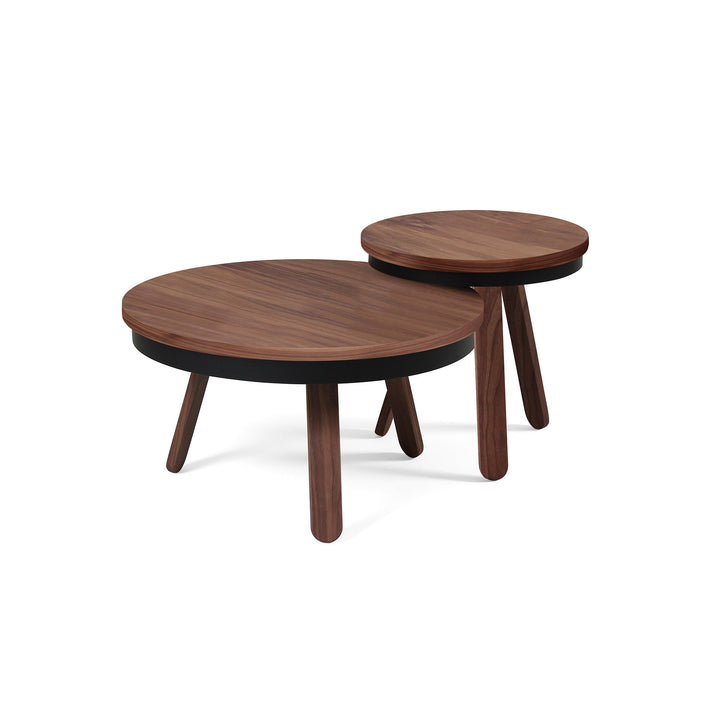 Salontafel set - Batea M+S Walnoot & zwart