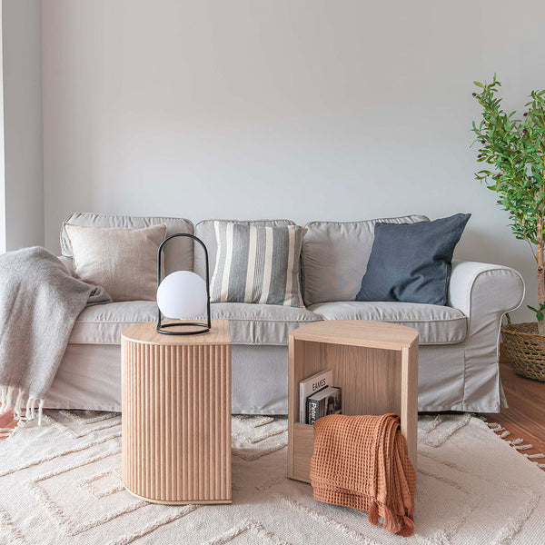 Salontafel - Duna Duo Wit eiken