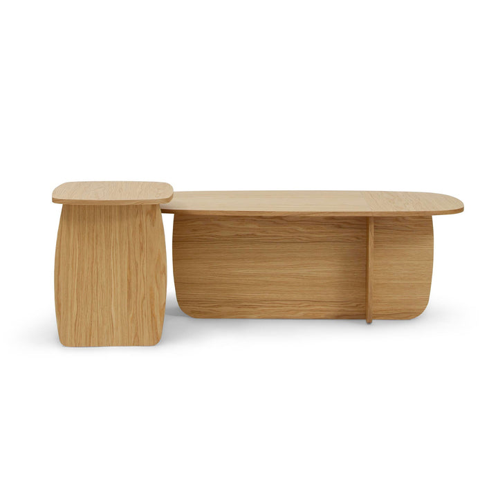 Salontafel set - Ibon M+L Eiken