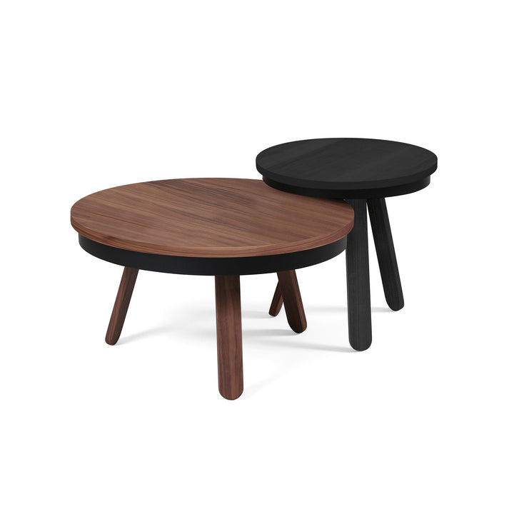 Salontafel set - Batea M+S Walnoot zwart & zwart