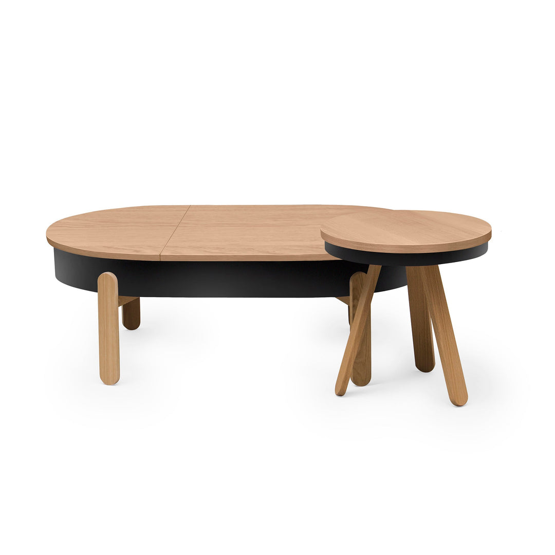 Salontafel set - Batea L+S Eiken & zwart