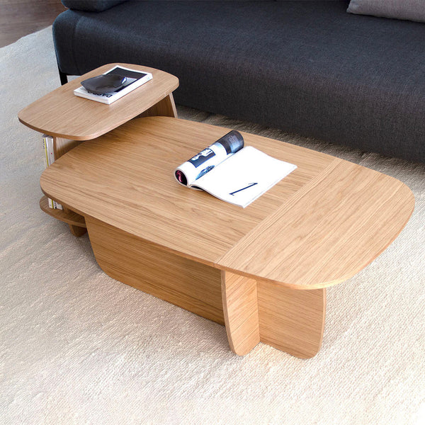 Salontafel set - Ibon M+L Eiken