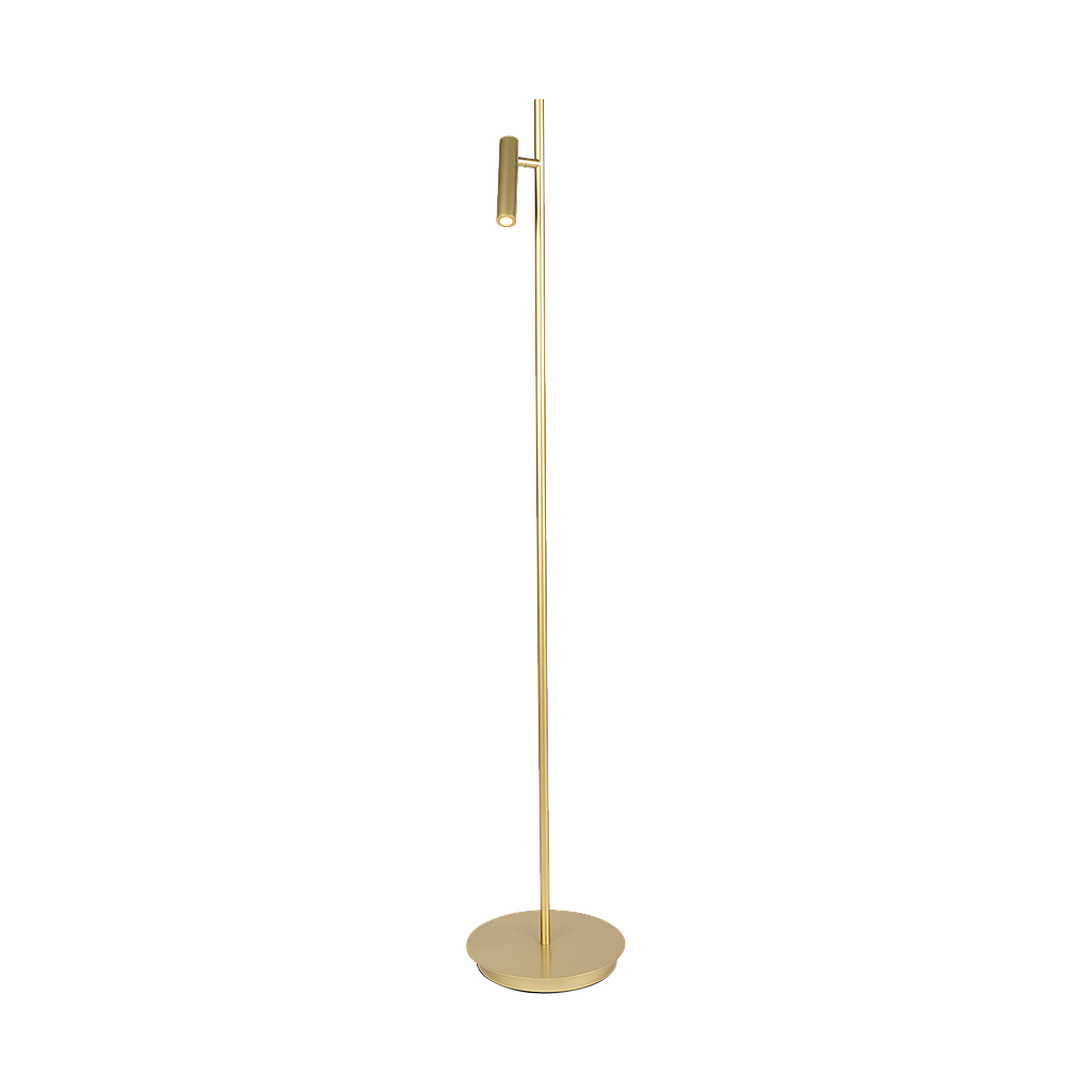 Vloerlamp - Statement antique brass