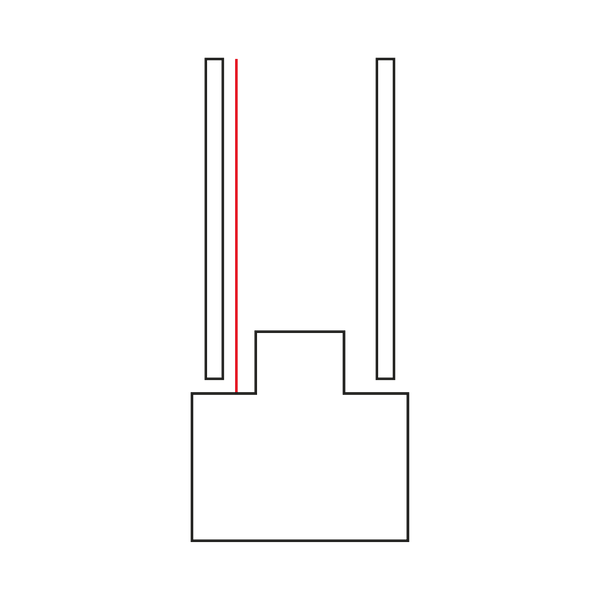 Track voeding - Lex enkel zwart