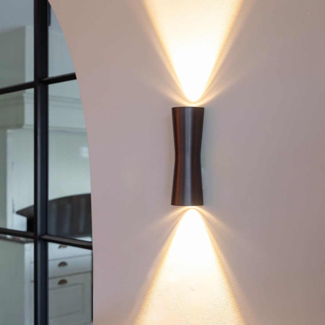Wandlamp - Thiery geborsteld brons