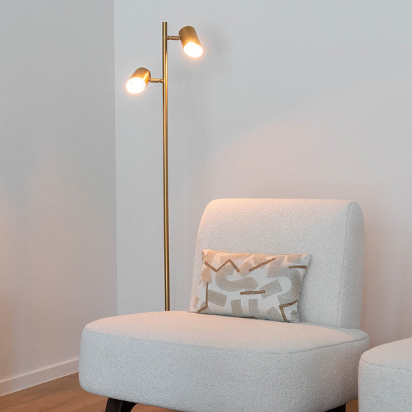 Vloerlamp - Kisoro antique brass