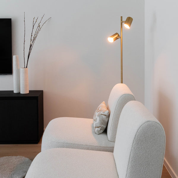 Vloerlamp - Kisoro antique brass