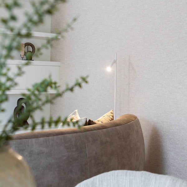 Vloerlamp - Statement wit