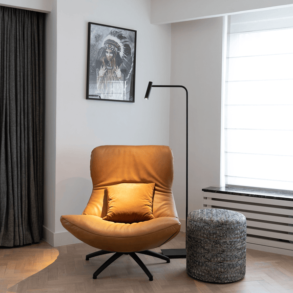 Vloerlamp - Pomery zwart