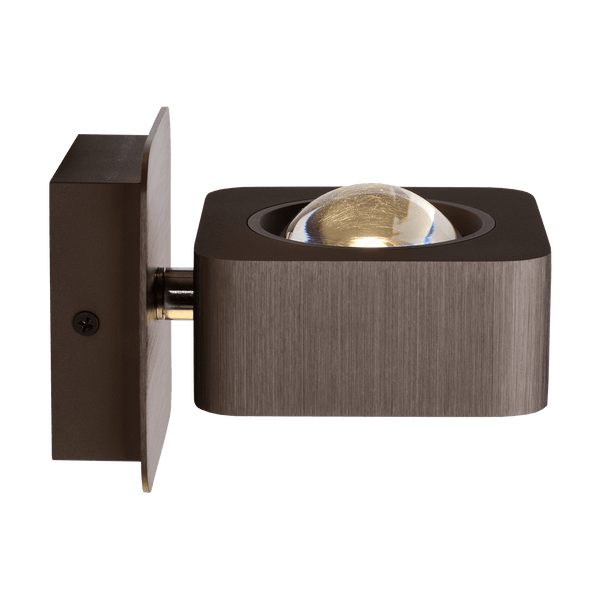 Wandlamp - Myron geborsteld brons