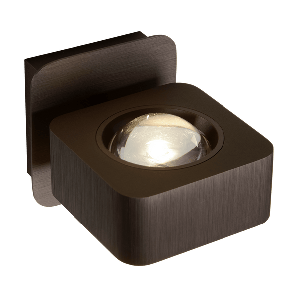 Wandlamp - Myron geborsteld brons