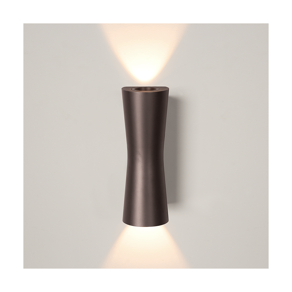 Wandlamp - Thiery geborsteld brons