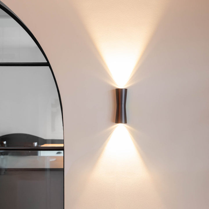 Wandlamp - Thiery geborsteld brons