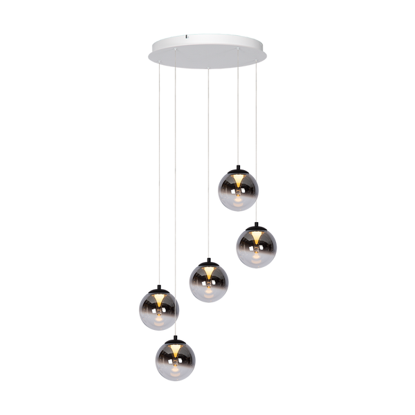 Hanglamp - Monza 5 rond wit