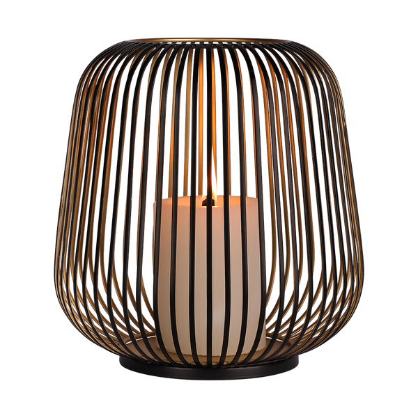 Kaarshouder - Dante L zwart goud