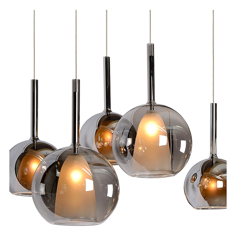 Hanglamp - 7 lampen G4 met plafondplaat Atmooz Saigon