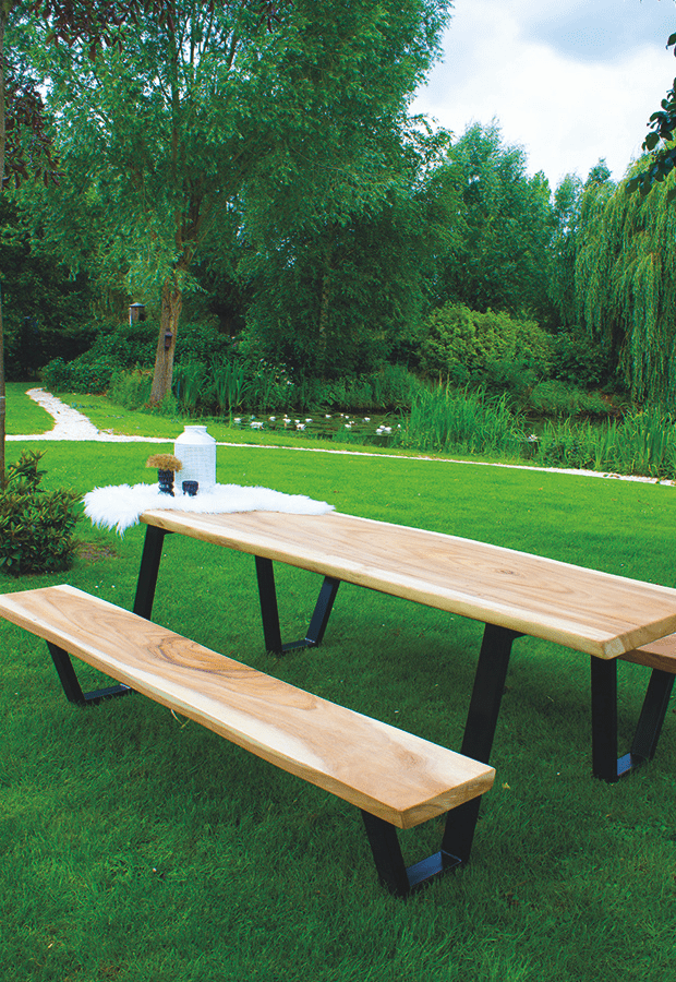 picknicktafel luxe massief suar hout