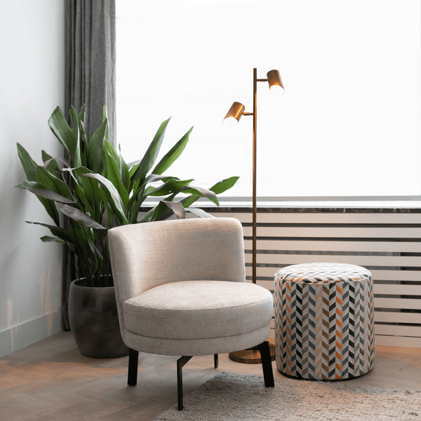 Vloerlamp - Kisoro antique brass